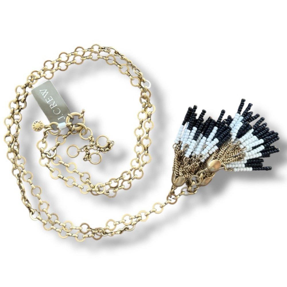 J. Crew Beaded Tassel Necklace - Picture 5 of 5